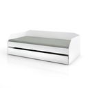 Ver imagem 4 de Sofá Cama Solteiro Duo com Cama Auxiliar em Mdf Reforçado 15mm Branco