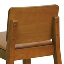 Ver imagem 7 de Banqueta Média Lyon Madeira Encosto Anatômico - Amêndoa - Assento Estofado Corano Marrom Mescla
