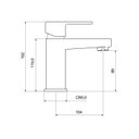 Ver imagem 2 de Monocomando de Mesa Lavatório 2875 Axiom Slim Matte Meber