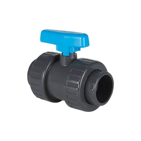Válvula de Esfera Dupla União F/f 63mm - Aqua Plastic Solda