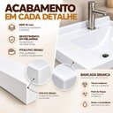 Ver imagem 6 de Gabinete p/ Banheiro Londres 66cm c/ Gavetas e Porta Armário Branco