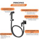 Ver imagem 5 de Ducha Higiênica 1850 Athena Slim Matte 