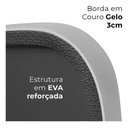 Ver imagem 3 de Espelho Decorativo Flame Orgânico 150x50 com Suporte para Banheiro Sala Escritório