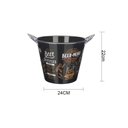 Ver imagem 4 de Balde Cooler Beer Duplo 4 Garrafas Alças Champanheira Luxo:aloha