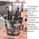 Ver imagem 3 de Balde Cooler Beer Duplo 4 Garrafas Alças Champanheira Luxo:aloha