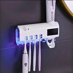 Suporte Dipenser C/esterilizador Uv Porta Escova/pasta Dente - 5