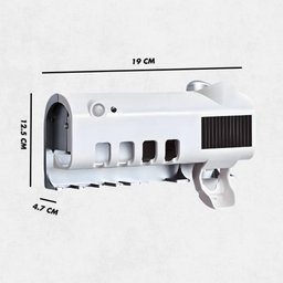 Suporte Dipenser C/esterilizador Uv Porta Escova/pasta Dente - 8
