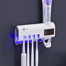 Suporte Dipenser C/esterilizador Uv Porta Escova/pasta Dente - 2