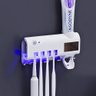 Suporte Dipenser C/esterilizador Uv Porta Escova/pasta Dente - 2