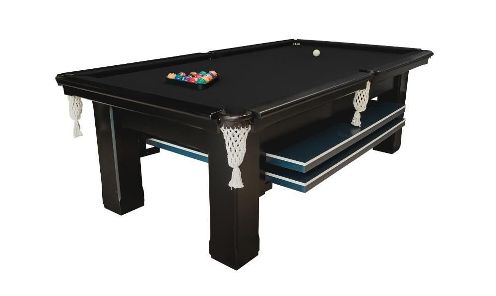 Mesa de Sinuca e Ping Pong - 2,52x1,40 - Preto