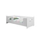 Ver imagem 2 de Cama Infantil Solteiro Montessoriana Infantil Com Proteção Lateral MDF Quarto Multiuso Branco
