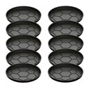 Ver imagem 1 de Kit 10 Chapa Petisco Redonda Copa 2022 de Ferro Fumil 20x2cm