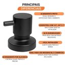Ver imagem 5 de Acabamento para Registro 1/2", 3/4" e 1" Matte Minimal Classic Meber Preto