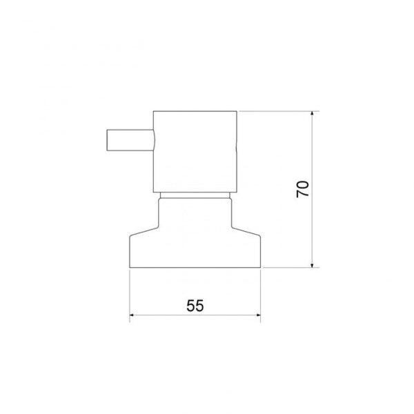 Acabamento para Registro 1/2", 3/4" e 1" Matte Minimal Classic Meber - 2