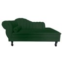 Ver imagem 3 de Recamier Decorativo Divã Amsterdã 147cm Lado Direito Veludo Verde