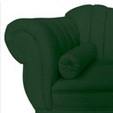 Ver mais imagens de Recamier Decorativo Divã Amsterdã 147cm Lado Direito Veludo Verde