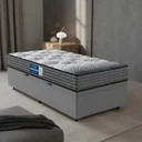 Ver imagem 4 de Cama Box Baú com Colchão de Espuma D60 Double Face Guarda Costas Comfort Force Probel Solteiro 88cm