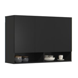 Armário Multiuso com 3 Portas e Nicho para Quarto - Cozinha - Área Gourmet - Área de Churrasco - Pre - 1