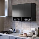 Ver imagem 2 de Armário Multiuso com 3 Portas e Nicho para Quarto - Cozinha - Área Gourmet - Área de Churrasco - Pre