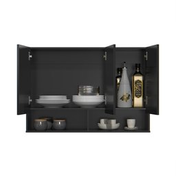 Armário Multiuso com 3 Portas e Nicho para Quarto - Cozinha - Área Gourmet - Área de Churrasco - Pre - 3