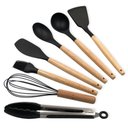 Ver imagem 4 de Conjunto de Utensilios Silicone 8 Peças - Preto