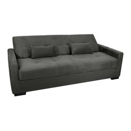 Sofá Cama Lavinia Suede Cinza B250 - Matrix - 5