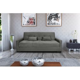 Sofá Cama Lavinia Suede Cinza B250 - Matrix - 1