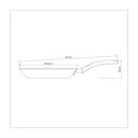 Ver imagem 3 de Frigideira Tramontina Turim em Aluminio Antiaderente Starflon Max Vermelha 24 Cm 1