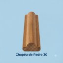 Ver imagem 2 de 5m Boiserie/Chapéu Padre/Rodameio Madeira 2x0,8cm 30 c/1m
