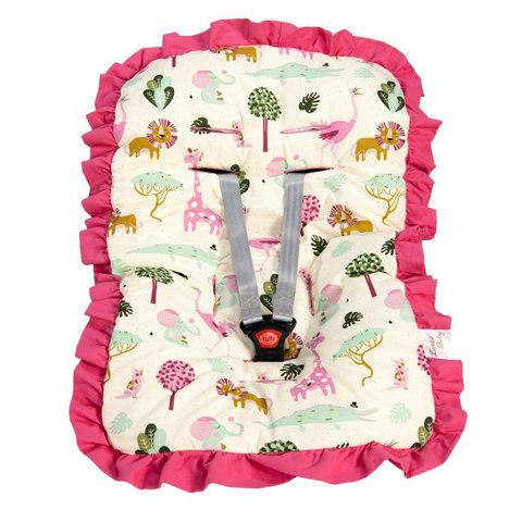 Capa de Bebê Conforto Mt - Girafa Pink