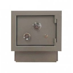 Cofre De Embutir 34cm Com Fundo Falso - RJL034 Cofres RJL Cinza - 2