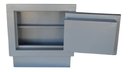 Ver imagem 5 de Cofre De Embutir 34cm Com Fundo Falso - RJL034 Cofres RJL Cinza