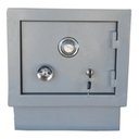 Ver imagem 4 de Cofre De Embutir 34cm Com Fundo Falso - RJL034 Cofres RJL Cinza