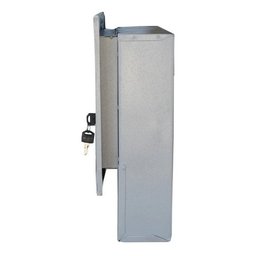 Cofre De Embutir 34cm Com Fundo Falso - RJL034 Cofres RJL Cinza - 7