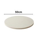 Ver imagem 3 de Prato Giratório de Vidro 50cm Tamanho Ideal Mesa de Jantar Redondo