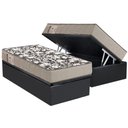 Ver imagem 1 de Conjunto Box Baú Solteiro Colchão Espuma Ortobom D26 Physical Ultra Resistente + Base Crc Suede