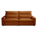 Ver imagem 3 de Sofa Retratil Reclinavel 2 Lugares 2m Andreza Veludo Lansof