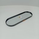 Ver imagem 3 de Bandeja Decorativa para Servir Oval Home&co com Espelho Metal 1x35x12 Preta