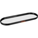 Ver imagem 1 de Bandeja Decorativa para Servir Oval Home&co com Espelho Metal 1x35x12 Preta