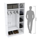 Ver imagem 3 de MODULO CLOSET OU LOJA COM CABIDEIRO M96.2021.B (COLMÉIA) MUNDI MOVEIS
