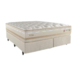 CONJUNTO: BOX + COLCHÃO HERVAL KOLN - MOLAS MAXSPRING QUEEN 158X198X71 - 1