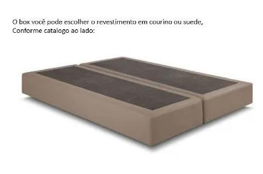 CONJUNTO: BOX + COLCHÃO HERVAL KOLN - MOLAS MAXSPRING QUEEN 158X198X71 - 4
