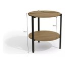 Ver imagem 3 de Mesa de Centro Kappesberg Estilo Industrial Li017 Freijó