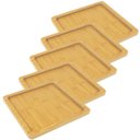 Ver imagem 2 de Tabua Petisqueira Bambu Quadrada 22x22 | 05 Un