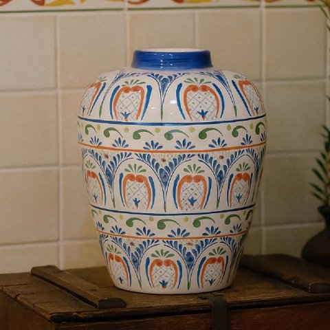Vaso em Ceramica Decorativo Maissen Luiz Salvador