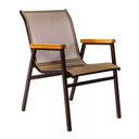 Ver imagem 3 de Mesa para Piscina com 4 Cadeiras de Alumínio e Tela Sling Resistente a Sol e Chuva