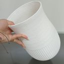 Ver imagem 3 de Vaso Decorativo Enfeite Casa Home&Co Cerâmica 30x20x20cm Marfim