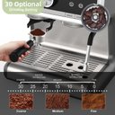 Ver imagem 3 de Takywep Máquina de Espresso 20 Bar com Moedor e Vaporizador 2,8l Prata