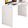 Mesa Escrivaninha Parati L01 com Extensor - Adj Decor Cor Branco - 4