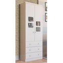 Ver imagem 2 de Guarda Roupa Infantil Uli New 2 Portas e 3 Gavetas Branco Brilho - Móveis Peroba